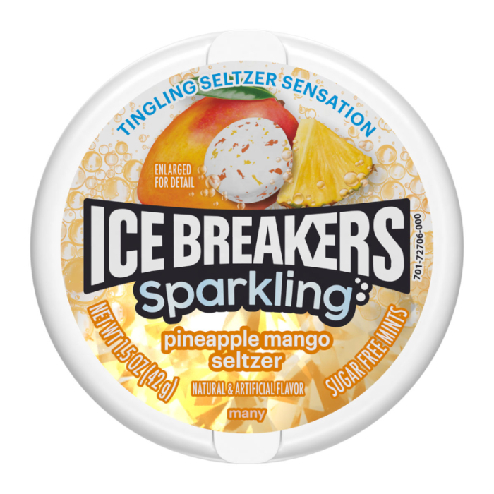 Ice Breakers Sparkling Pineapple Mango Seltzer 42g