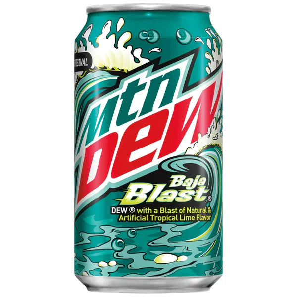 Mountain Dew Baja Blast 355ml.
