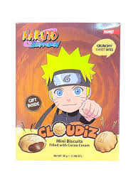 Naruto Cloudiz Chocolate Biscuits 30g