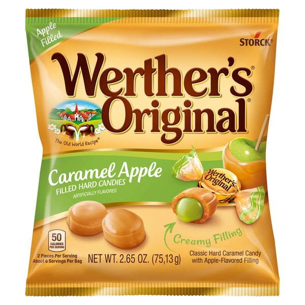 Werthers Original Caramel Apple Filled Hard Candies 75g