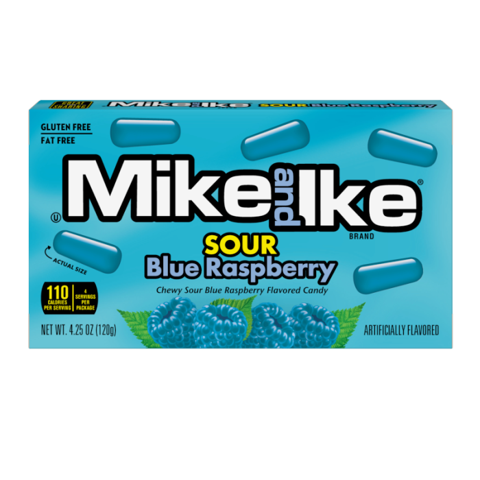 Mike & Ike Sour Blue Raspberry 120g