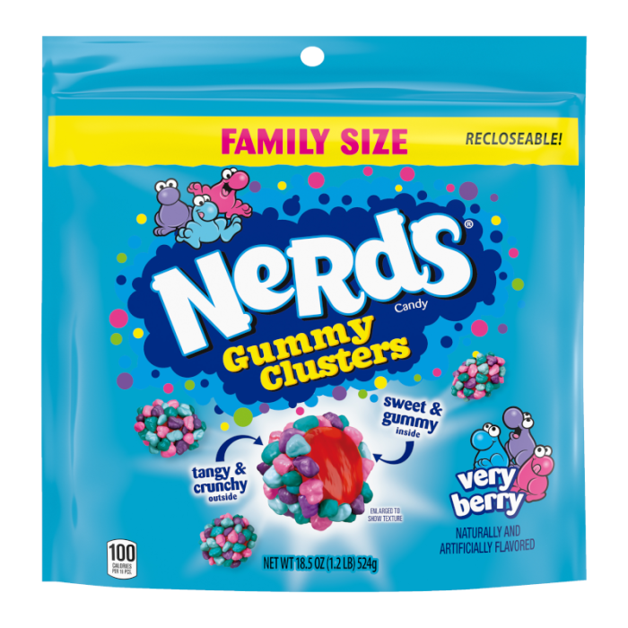 Nerds Gummy Clusters Very Berry 524g