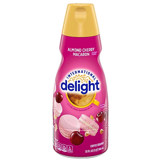 International Delight Coffee Creamer Almond Cherry Macaron 946ml
