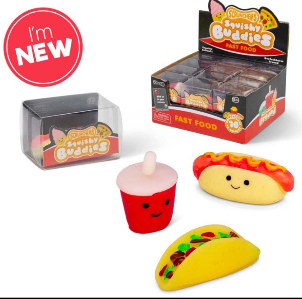 Scrunchems Squishy Buddies Fast Food