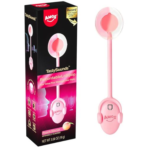 TastySounds Recordable Lollipop Honey Peach Flavour 16g