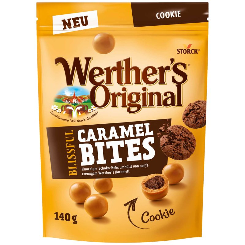 Werthers Original Blissful Caramel Bites Cookie 140g