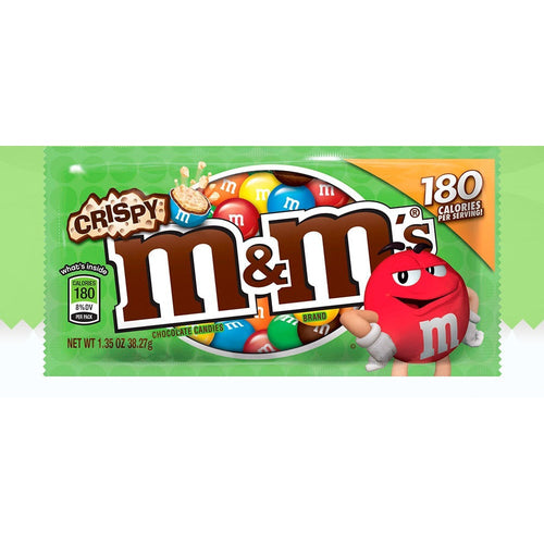 Crispy M&Ms Candy Lot Of 6 Discontinued Rare 1.35oz Each - Chocolate Snacks