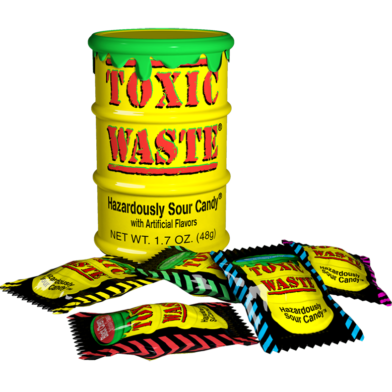 Toxic Waste Yellow Drum.