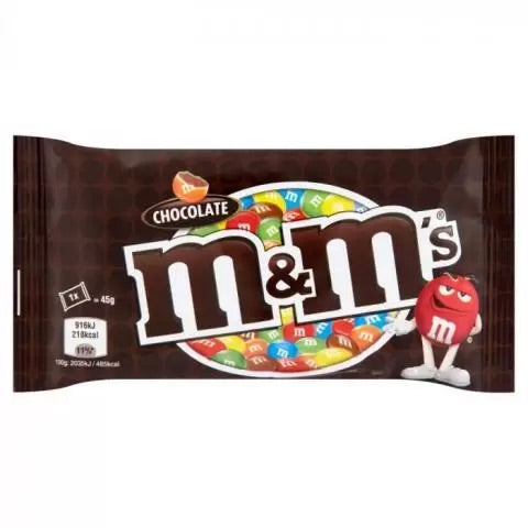 M&Ms Chocolate Bag.