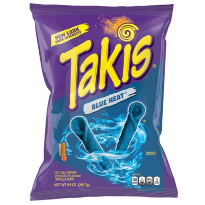 Takis Blue Heat 113.4g.