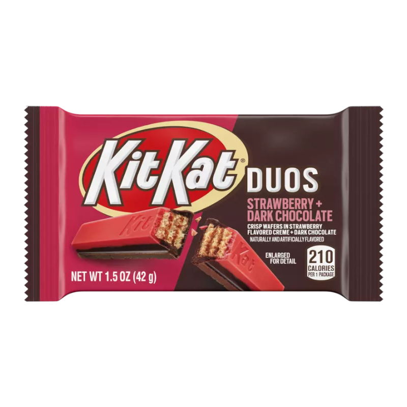 KitKat Duos Strawberry & Dark Chocolate (42g).